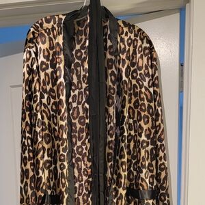 Brown and Black Animal Print Mens Set - XL